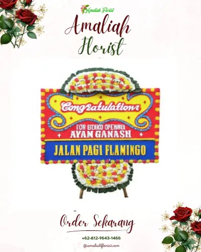 Bunga Papan Congratulation di Kecitran